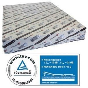 PF-Felt silent Bruine platen 10mm 10db