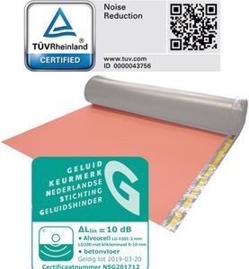 PF Subliem 2mm 10dB + vloerverwarming laminaat