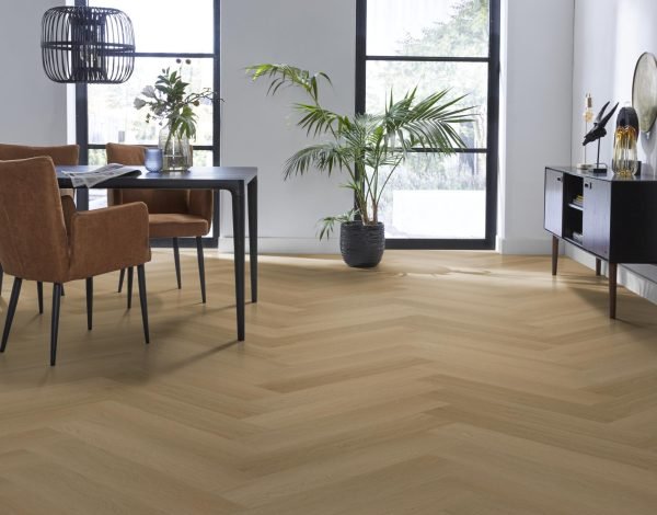All-in Deal Ambiant Spigato Estino Visgraat Dryback Warm Oak 1614 PVC vloer - Afbeelding 4