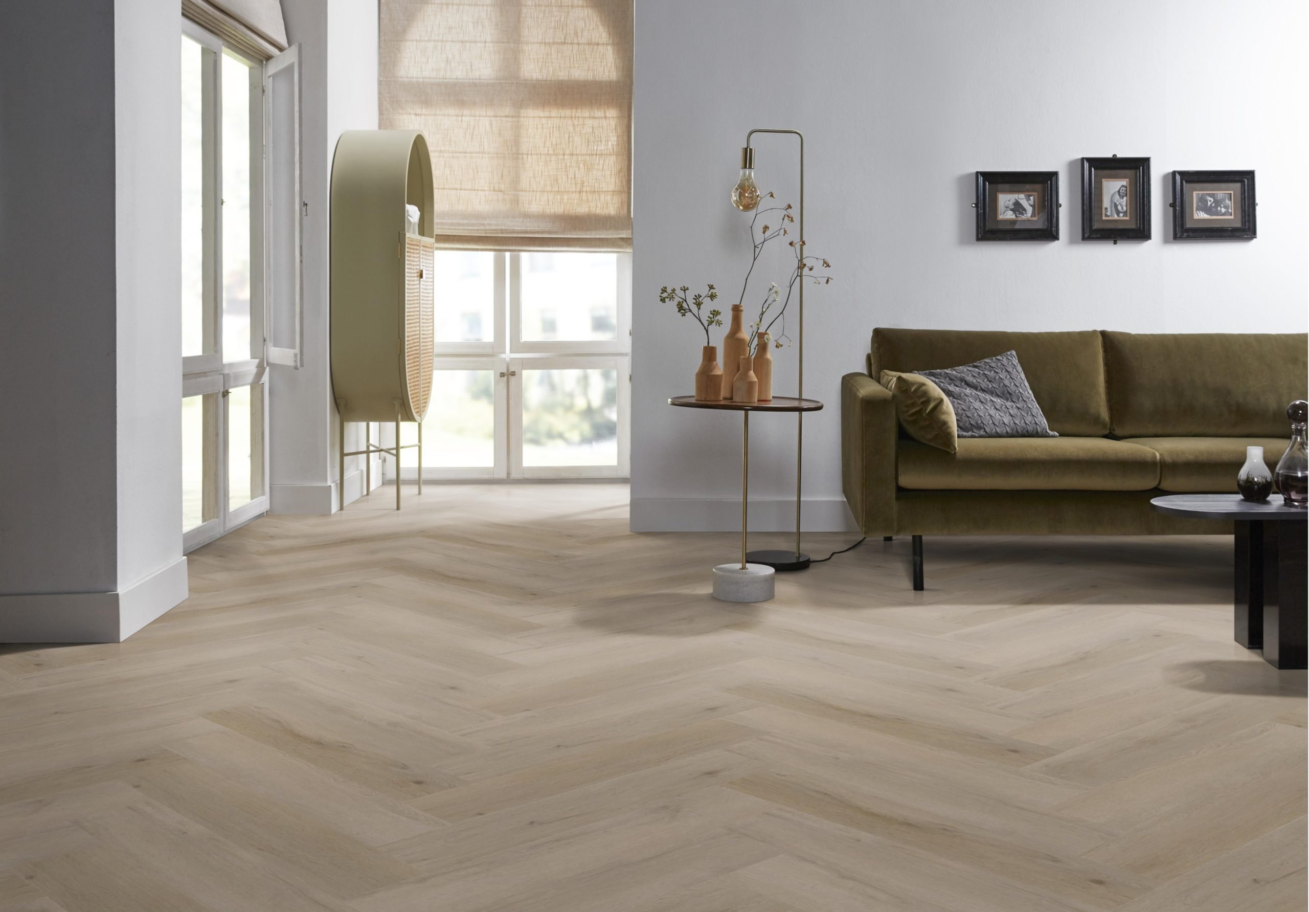 Ambiant Spigato Vivero Visgraat Dryback Light Oak 1820 PVC vloer - Afbeelding 4