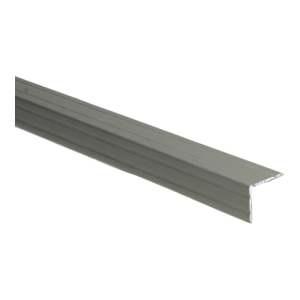 Duo-hoeklijn zelfkl. 24,5 x 30 mm RVS geborsteld 100 cm 69407